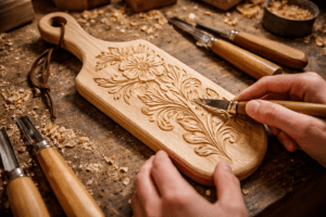 Bau eines Butterbrechens und Paddle